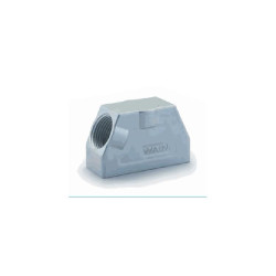 Capot, Alliage de zinc moulé, IP65, Sortie verticale, M20